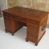 Historical adjustment of baroque chest to the writing table of the 19th century - side view
