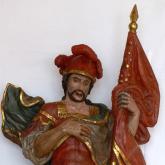 St. Florian sculpture - 1st half of the 19th century - detail