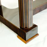 Makasarový stůl – Art Deco – detail nohy
