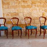 Sestava šesti židlí - Louis Philippe