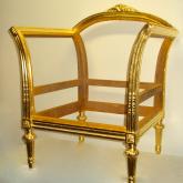 Empírová židle – židle z kompletu nábytku fary ve Valči