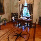 Restaurování barokních podlah na zámku Lešná